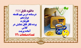 درسنامه درس نهم فلسفه دوازدهم فلوچارت