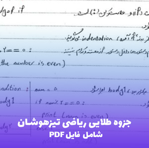 جزوه نکات ریاضی تیزهوشان فصل دوم کسر(فایل PDF)