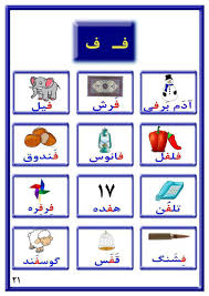 پاورپوینت آموزش نشانه فـ غیر آخر و ف آخر اول دبستان
